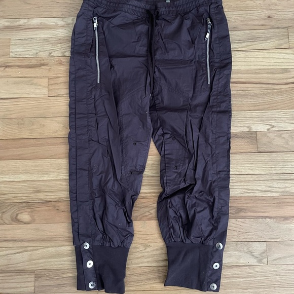 Adidas by Stella McCartney Pants - Adidas / Stella McCartney Crop Windbreaker Joggers